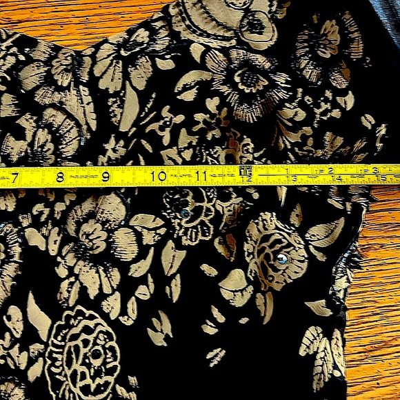 💃🏻GorgeousSue Wong NocturneCocktaildressSilk&VelvetFloral Bohemian EUCS:10💋 - Picture 13 of 16